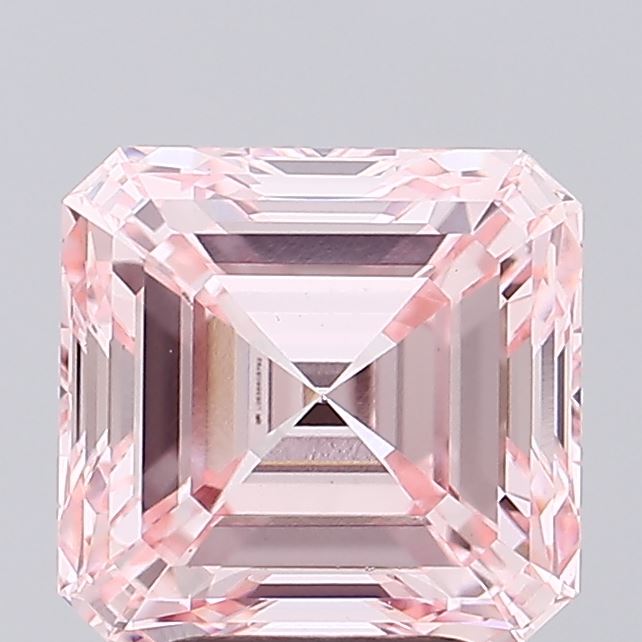 4.05 Carat Asscher Shaped, Ideal Cut, VS1 Clarity, IGI Certified Lab Grown Diamond
