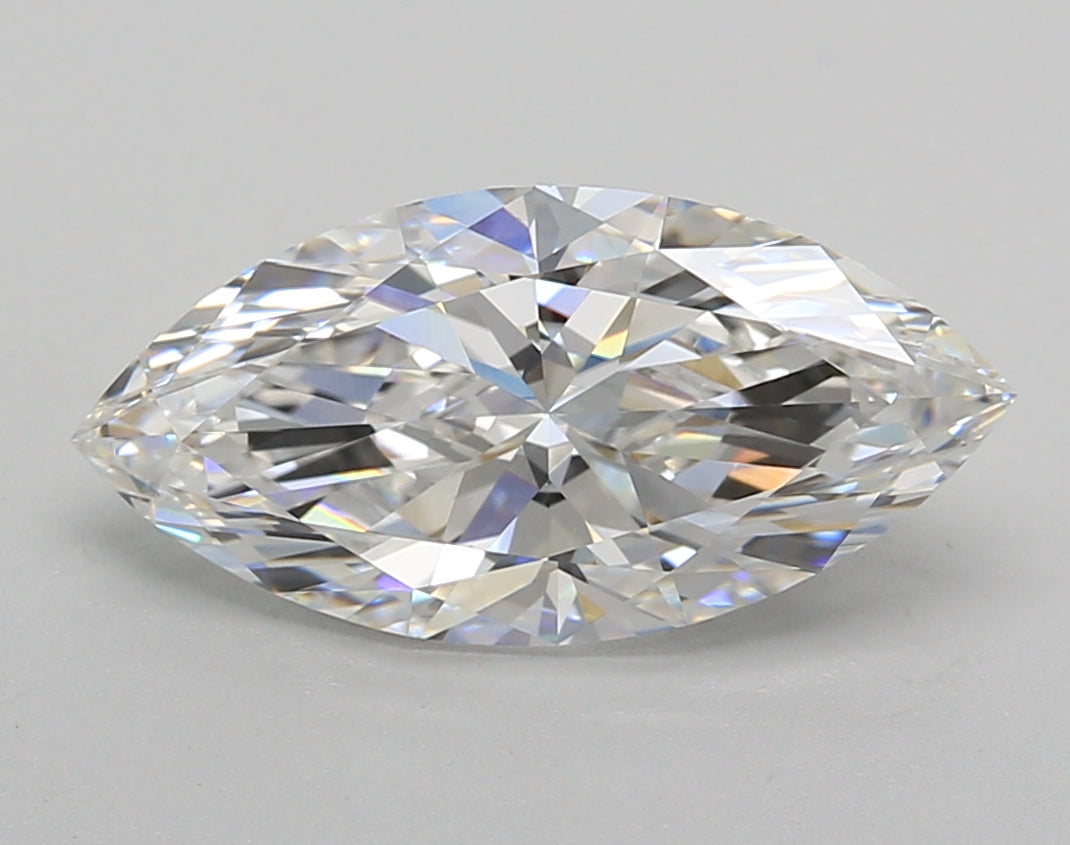 2.79 Carat Marquise Shaped, Excellent Cut, E Color, VS1 Clarity, IGI Certified Lab Grown Diamond
