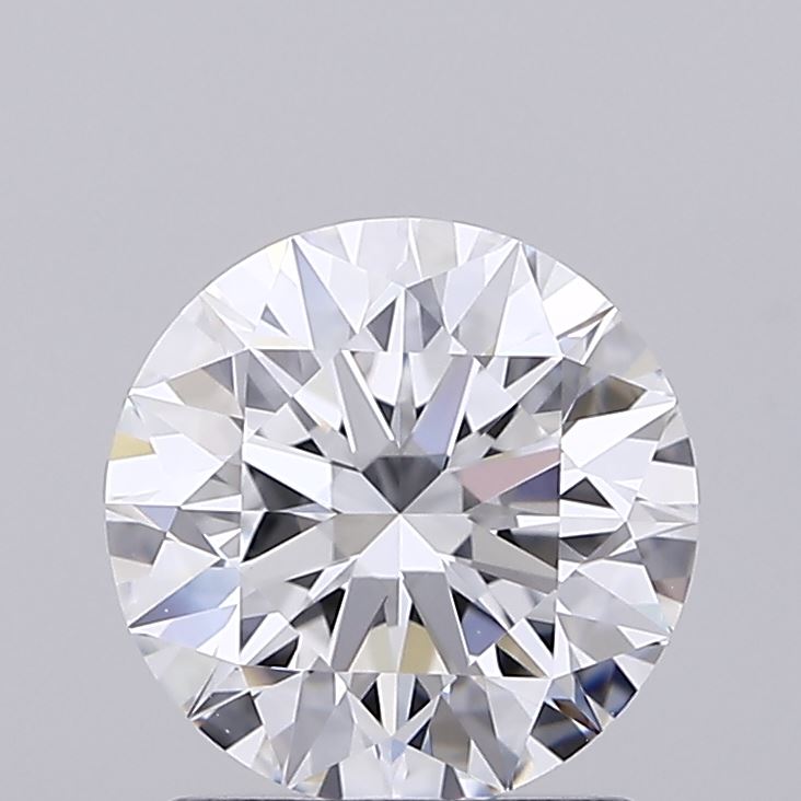 1.51 Carat Round Shaped, Ideal Cut, D Color, VVS2 Clarity, IGI Certified Lab Grown Diamond