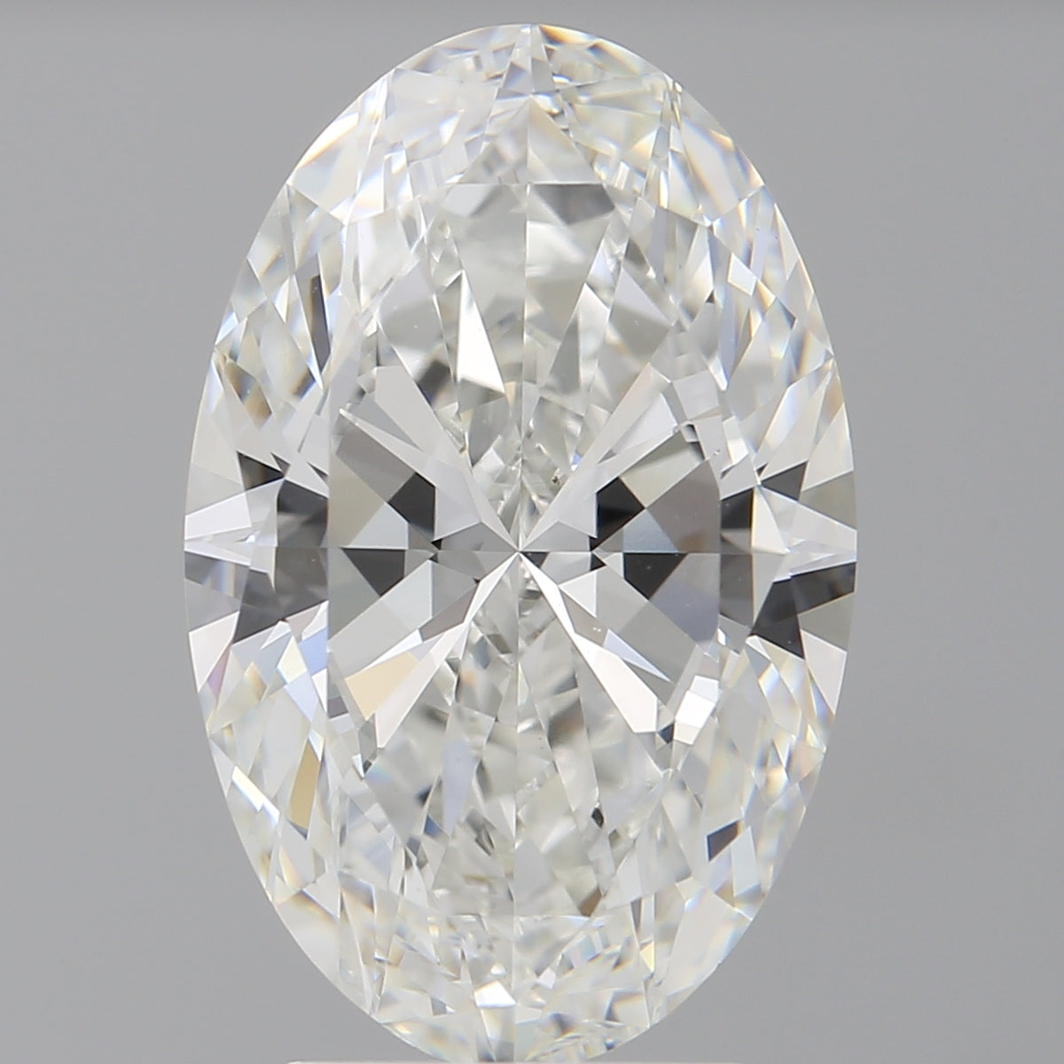 4.03 Carat Oval Shaped, Ideal Cut, F Color, VVS2 Clarity, IGI Certified Lab Grown Diamond