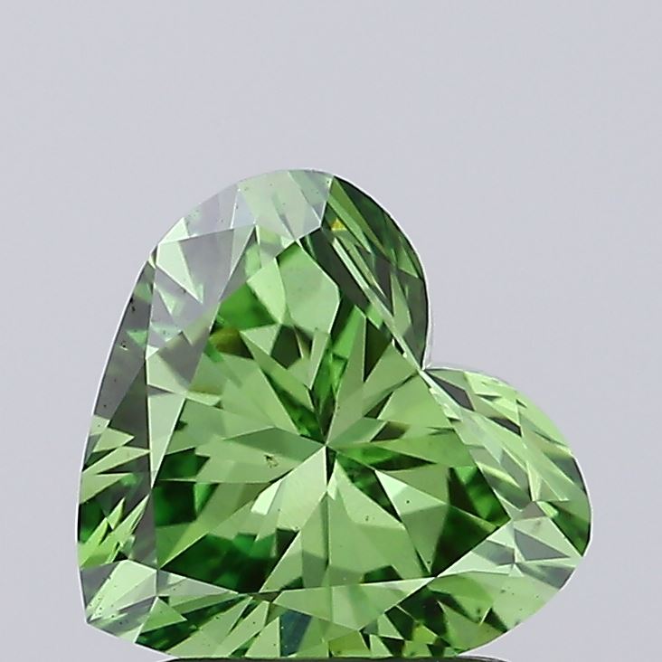 1.41 Carat Heart Shaped, Very Good Cut, VVS2 Clarity, IGI Certified Lab Grown Diamond