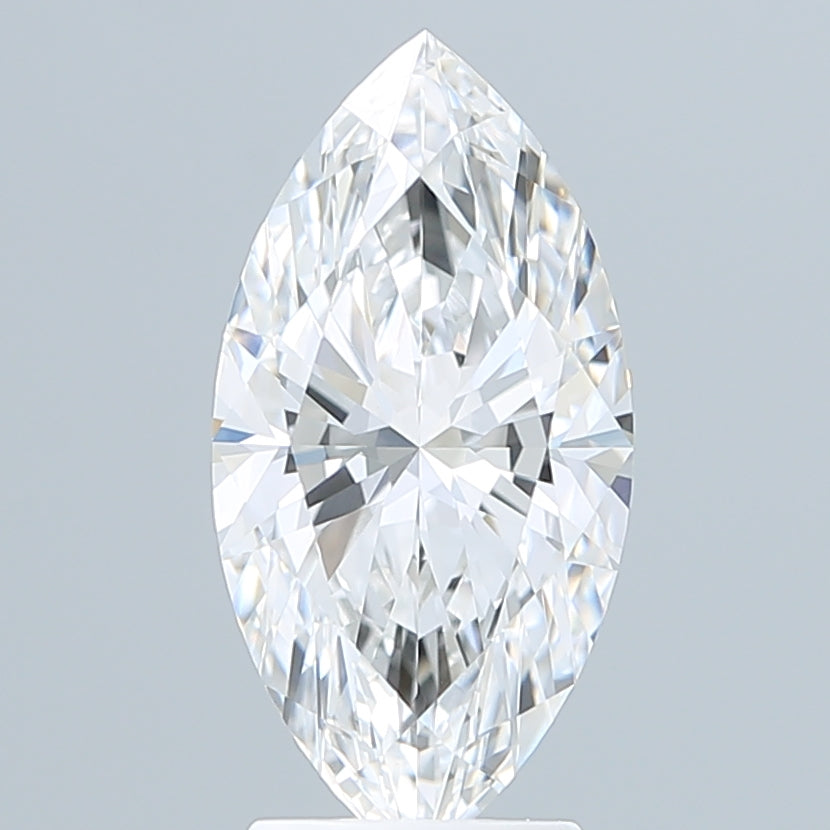 3.09 Carat Marquise Shaped, Ideal Cut, E Color, VVS2 Clarity, IGI Certified Lab Grown Diamond