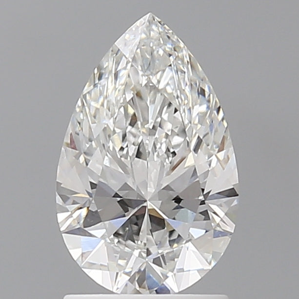 1.59 Carat Pear Shaped, Ideal Cut, E Color, VVS2 Clarity, IGI Certified Lab Grown Diamond