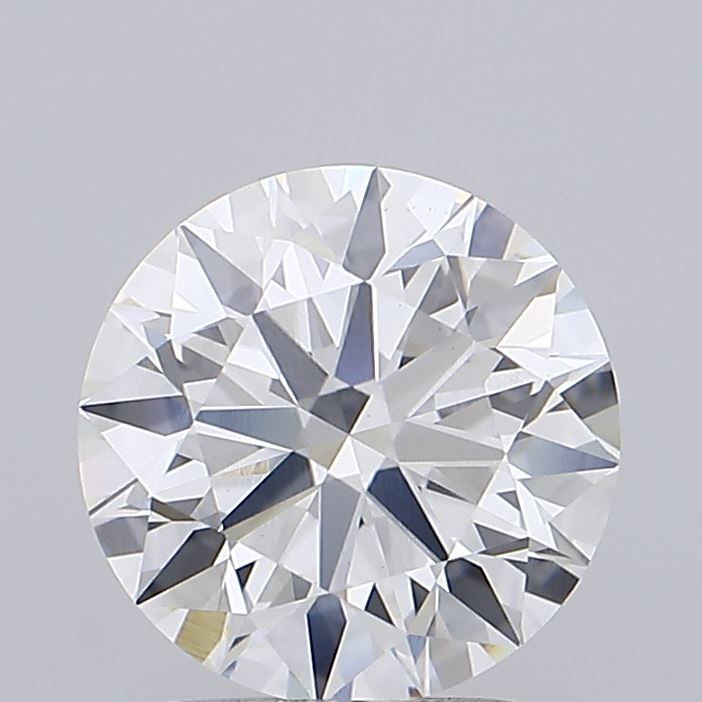 2.11 Carat Round Shaped, Ideal Cut, F Color, VVS2 Clarity, IGI Certified Lab Grown Diamond