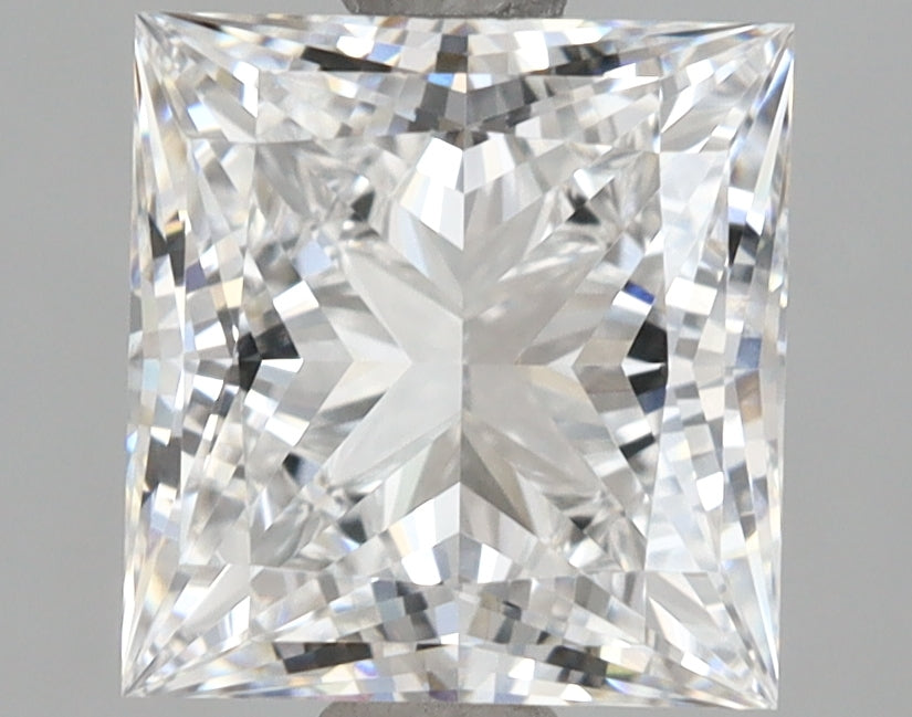 2.31 Carat Princess Shaped, Excellent Cut, D Color, VVS1 Clarity, IGI Certified Lab Grown Diamond