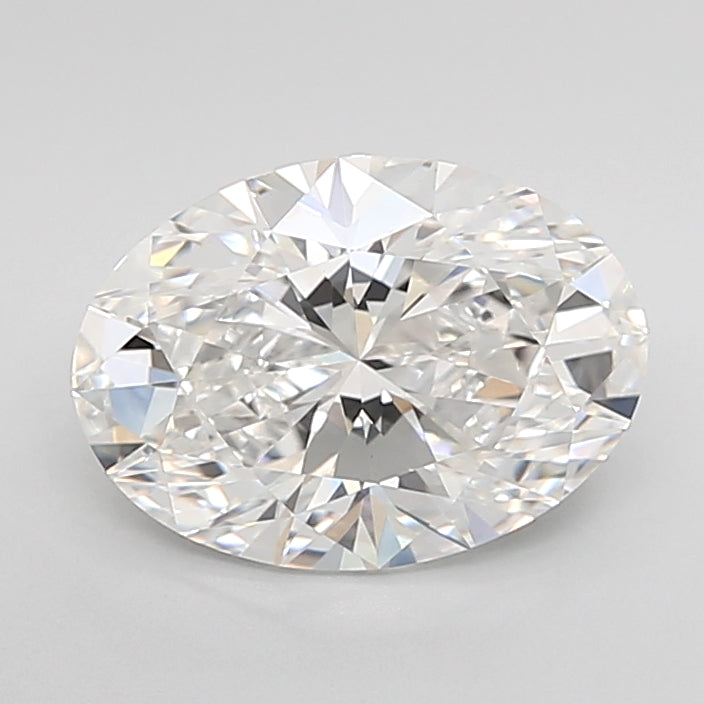 3.06 Carat Oval Shaped, Excellent Cut, E Color, VVS2 Clarity, IGI Certified Lab Grown Diamond