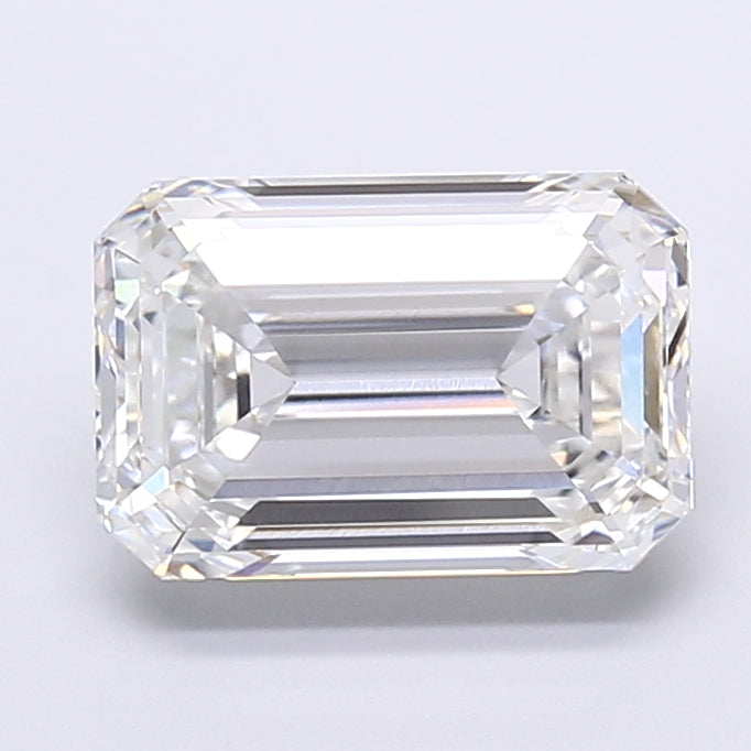4.79 Carat Emerald Shaped, Very Good Cut, F Color, VVS2 Clarity, IGI Certified Lab Grown Diamond