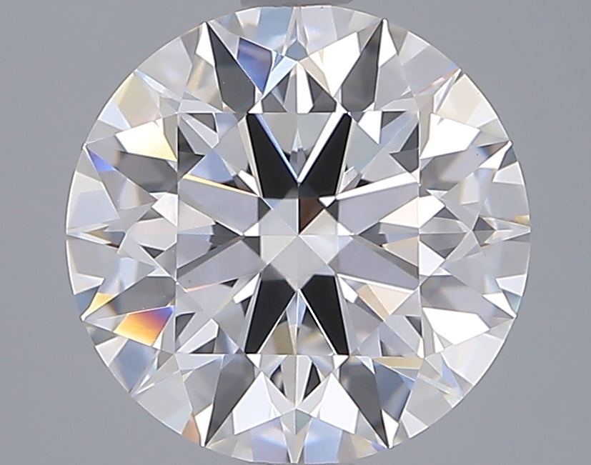 3.05 Carat Round Shaped, Ideal Cut, E Color, VVS2 Clarity, IGI Certified Lab Grown Diamond
