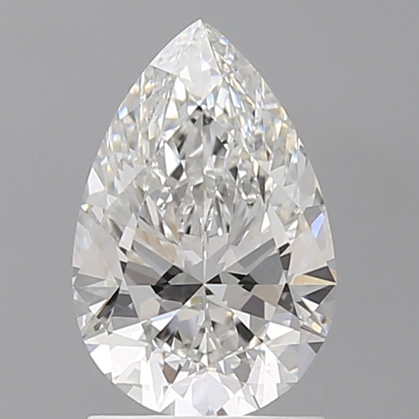 1.55 Carat Pear Shaped, Ideal Cut, E Color, VS1 Clarity, IGI Certified Lab Grown Diamond
