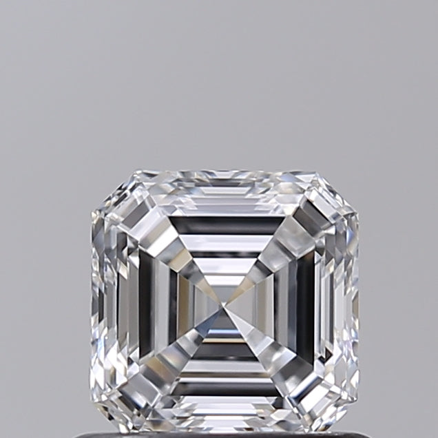 0.72 Carat Asscher Shaped, Excellent Cut, D Color, VVS1 Clarity, IGI Certified Lab Grown Diamond