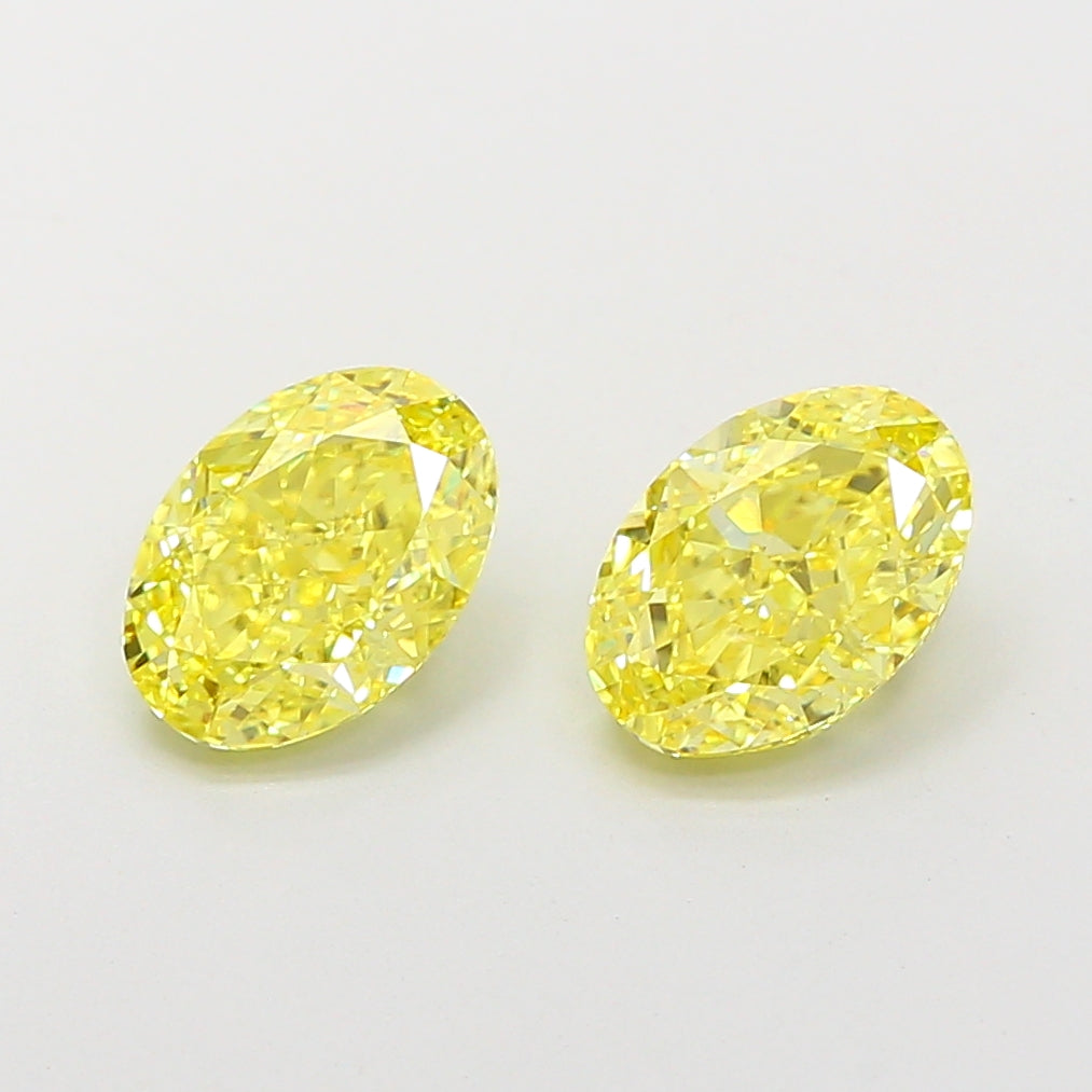 1.57 Carat Oval Shaped, Excellent Cut, VVS2 Clarity, IGI Certified Lab Grown Diamond