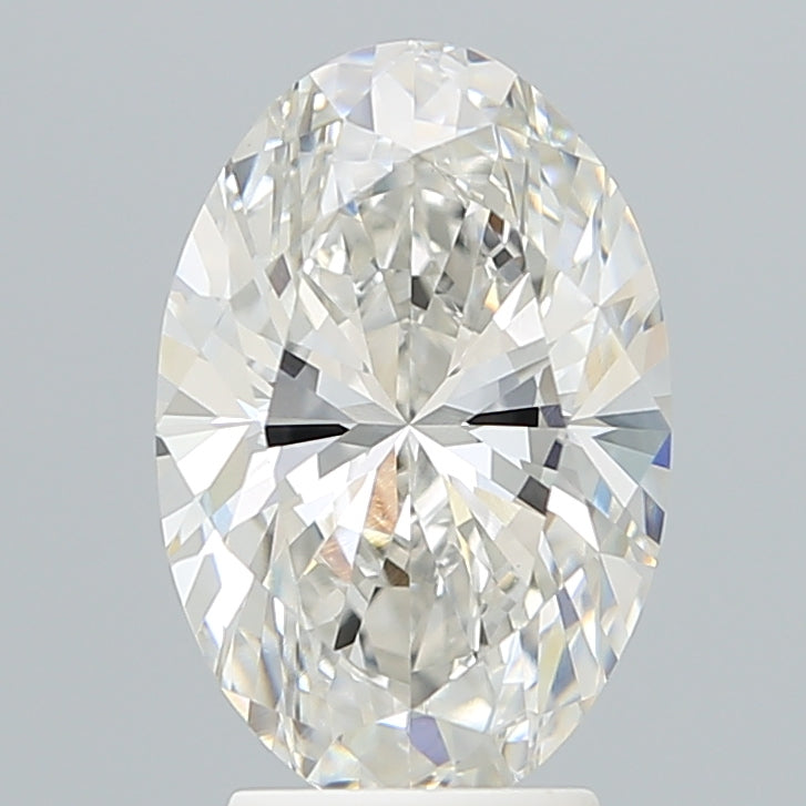 3.51 Carat Oval Shaped, Excellent Cut, G Color, VVS2 Clarity, IGI Certified Lab Grown Diamond