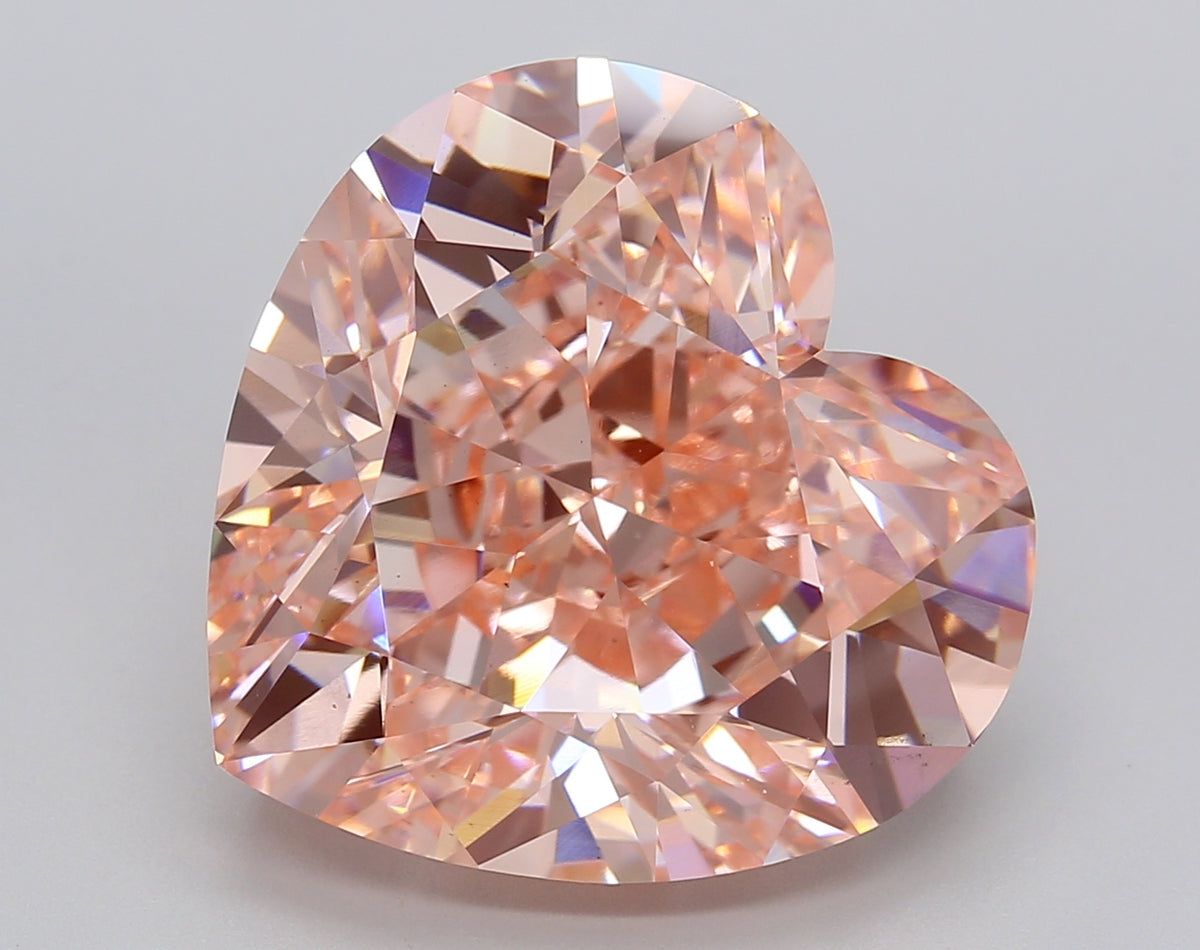 14.06 Carat Heart Shaped, VS1 Clarity, IGI Certified Lab Grown Diamond