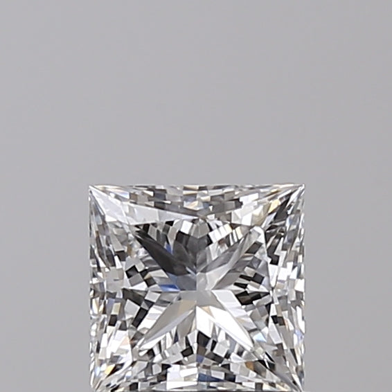 1.02 Carat Princess Shaped, Ideal Cut, E Color, VVS2 Clarity, IGI Certified Lab Grown Diamond