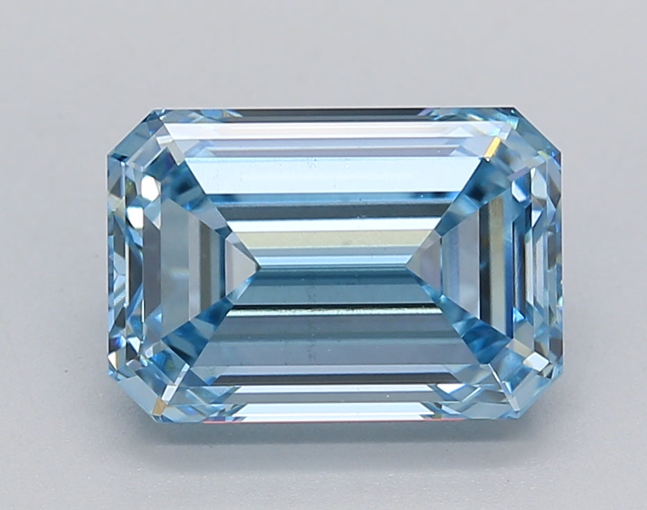 3.20 Carat Emerald Shaped, Ideal Cut, VS1 Clarity, IGI Certified Lab Grown Diamond
