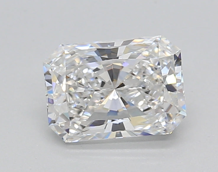 1.00 Carat Radiant Shaped, Ideal Cut, D Color, VVS2 Clarity, IGI Certified Lab Grown Diamond