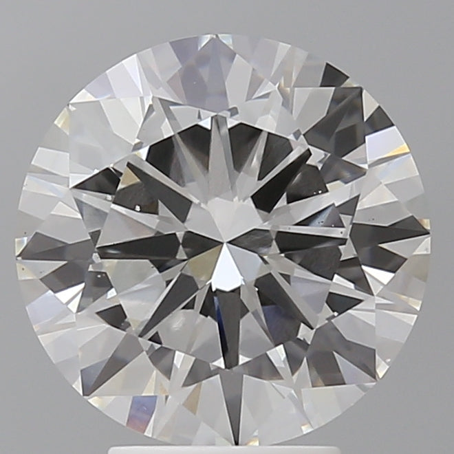 4.40 Carat Round Shaped, Excellent Cut, F Color, VS2 Clarity, IGI Certified Lab Grown Diamond