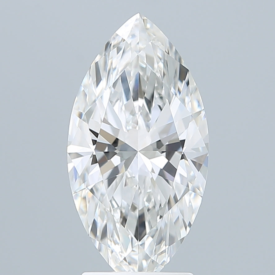 2.83 Carat Marquise Shaped, Ideal Cut, F Color, VVS2 Clarity, IGI Certified Lab Grown Diamond
