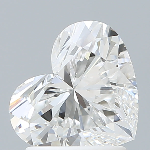 1.65 Carat Heart Shaped, Ideal Cut, E Color, VVS2 Clarity, IGI Certified Lab Grown Diamond
