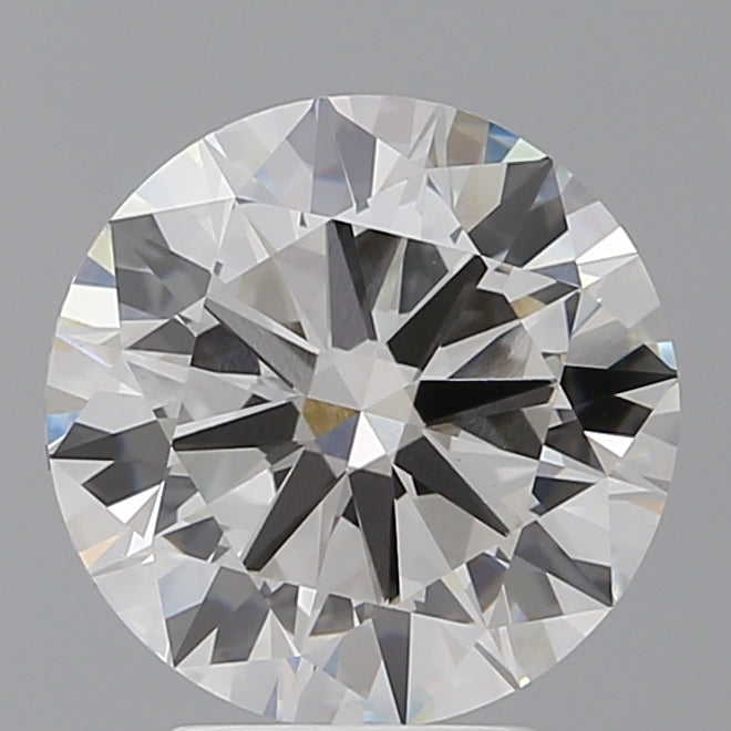3.96 Carat Round Shaped, Excellent Cut, F Color, VVS2 Clarity, IGI Certified Lab Grown Diamond