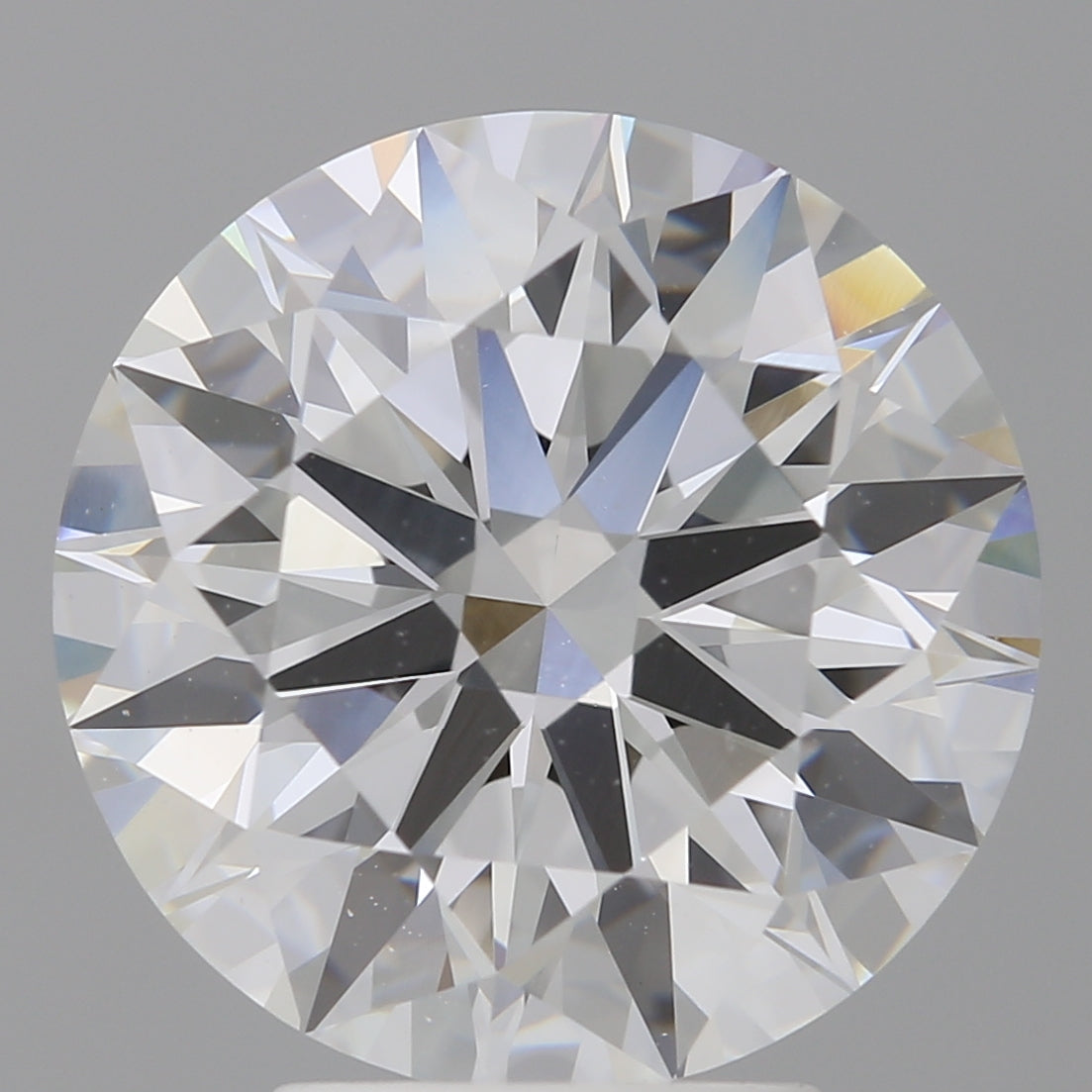 4.59 Carat Round Shaped, Ideal Cut, F Color, VVS2 Clarity, IGI Certified Lab Grown Diamond