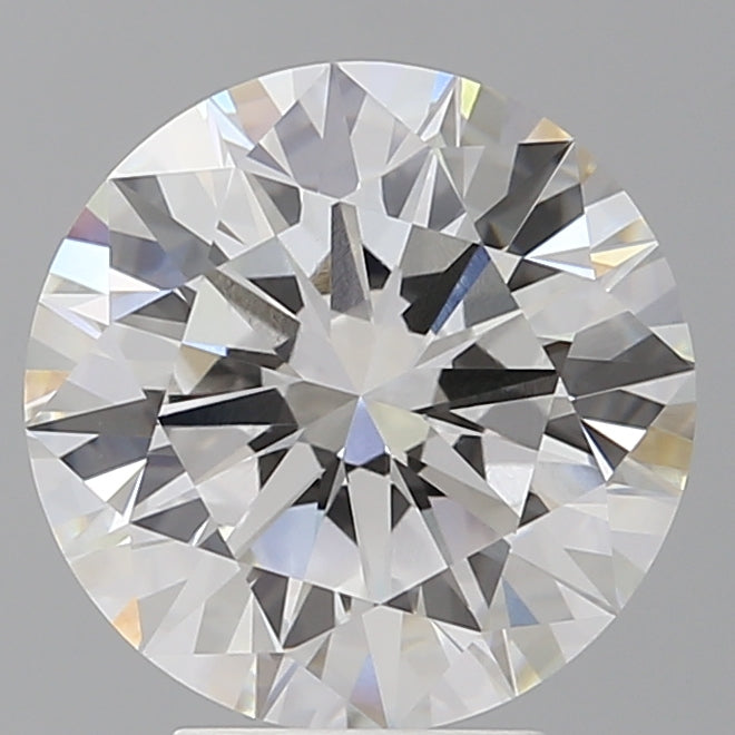 4.52 Carat Round Shaped, Ideal Cut, F Color, VVS2 Clarity, IGI Certified Lab Grown Diamond