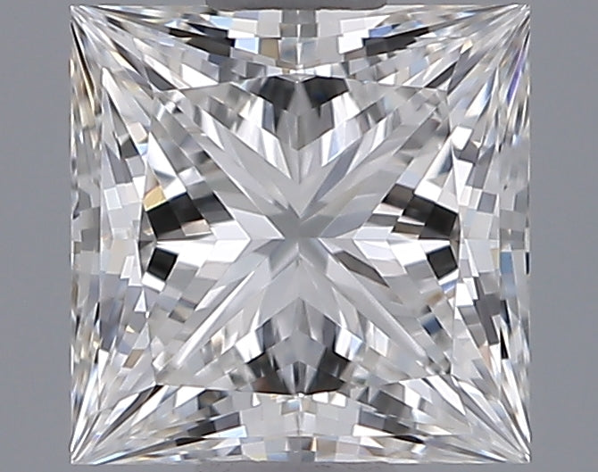 1.01 Carat Princess Shaped, Ideal Cut, E Color, VVS2 Clarity, IGI Certified Lab Grown Diamond
