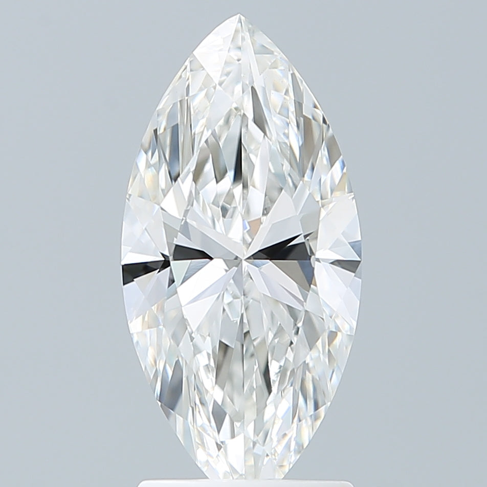 2.08 Carat Marquise Shaped, Ideal Cut, F Color, VVS2 Clarity, IGI Certified Lab Grown Diamond