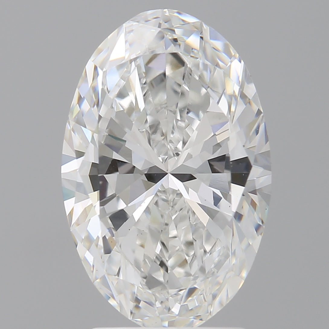 3.00 Carat Oval Shaped, Ideal Cut, E Color, VS1 Clarity, IGI Certified Lab Grown Diamond