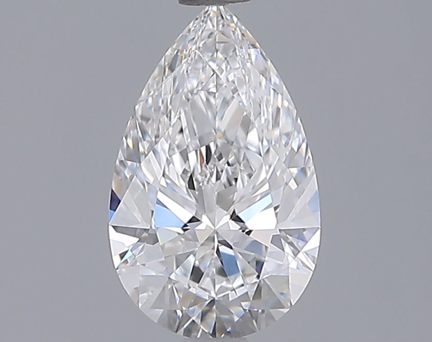 1.25 Carat Pear Shaped, Ideal Cut, E Color, IF Clarity, IGI Certified Lab Grown Diamond