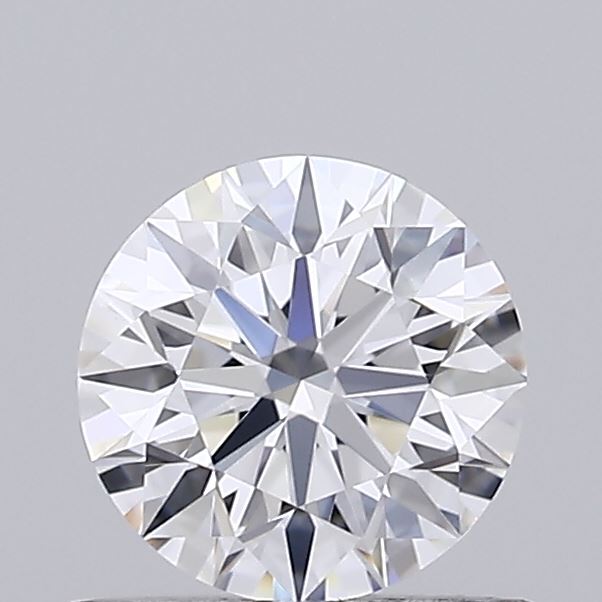 0.53 Carat Round Shaped, Ideal Cut, D Color, VVS2 Clarity, IGI Certified Lab Grown Diamond