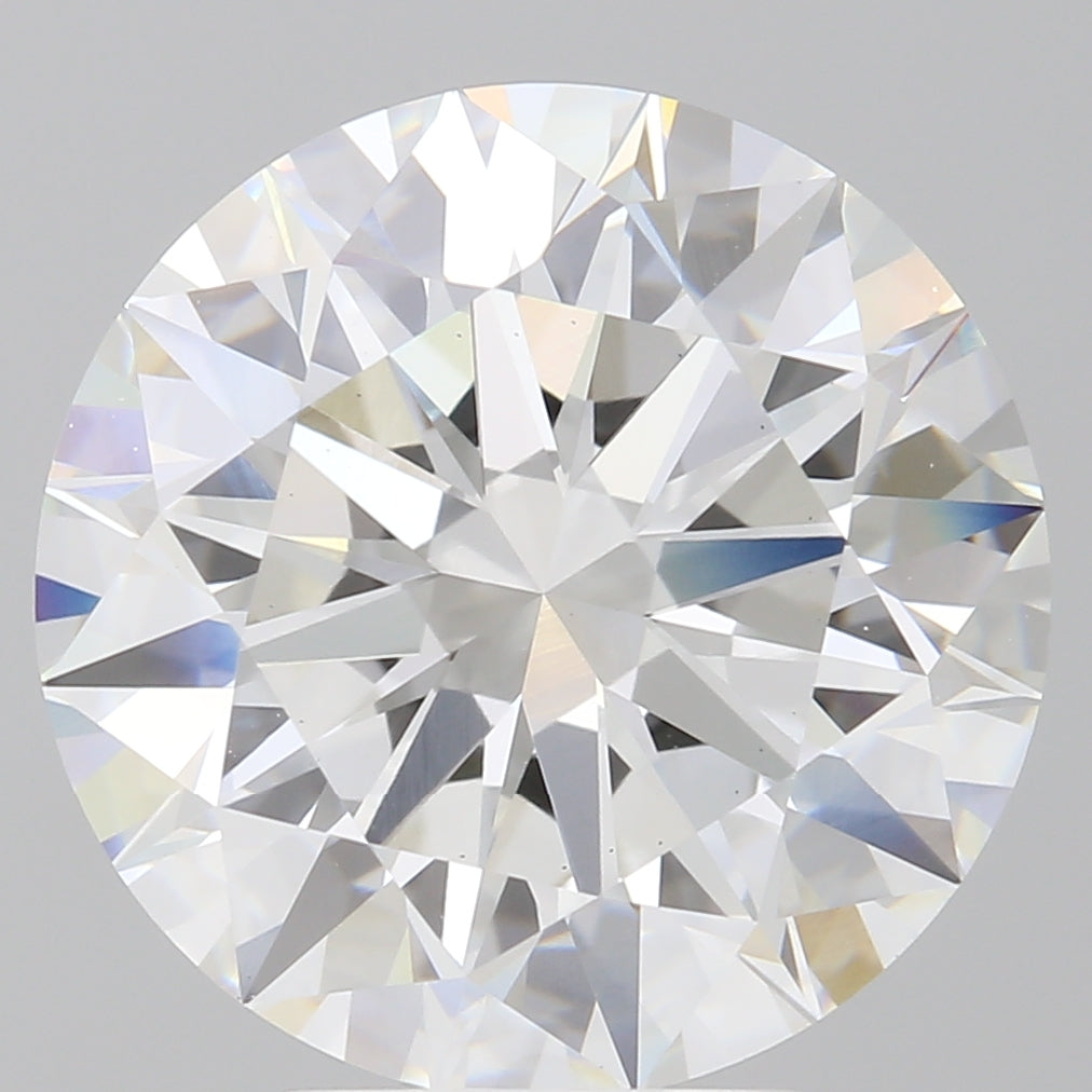 5.54 Carat Round Shaped, Ideal Cut, E Color, VS1 Clarity, IGI Certified Lab Grown Diamond