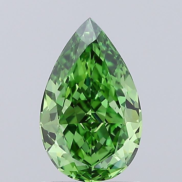 1.42 Carat Pear Shaped, Excellent Cut, VS1 Clarity, IGI Certified Lab Grown Diamond