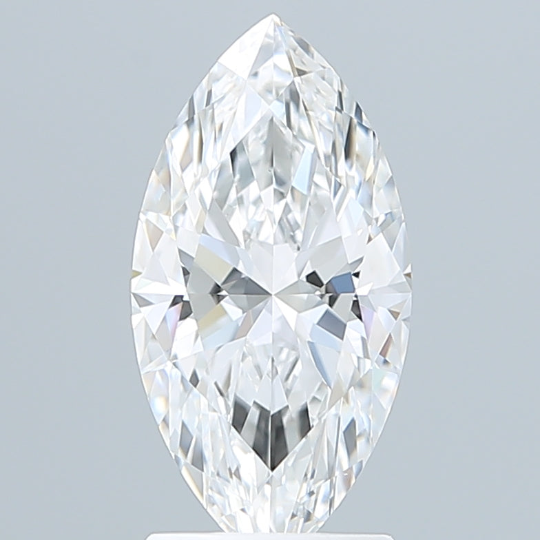 2.10 Carat Marquise Shaped, Ideal Cut, E Color, VVS2 Clarity, IGI Certified Lab Grown Diamond
