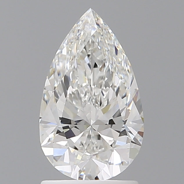 1.59 Carat Pear Shaped, Ideal Cut, E Color, VVS2 Clarity, IGI Certified Lab Grown Diamond