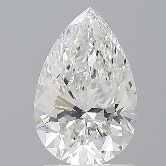 1.56 Carat Pear Shaped, Ideal Cut, E Color, VVS2 Clarity, IGI Certified Lab Grown Diamond