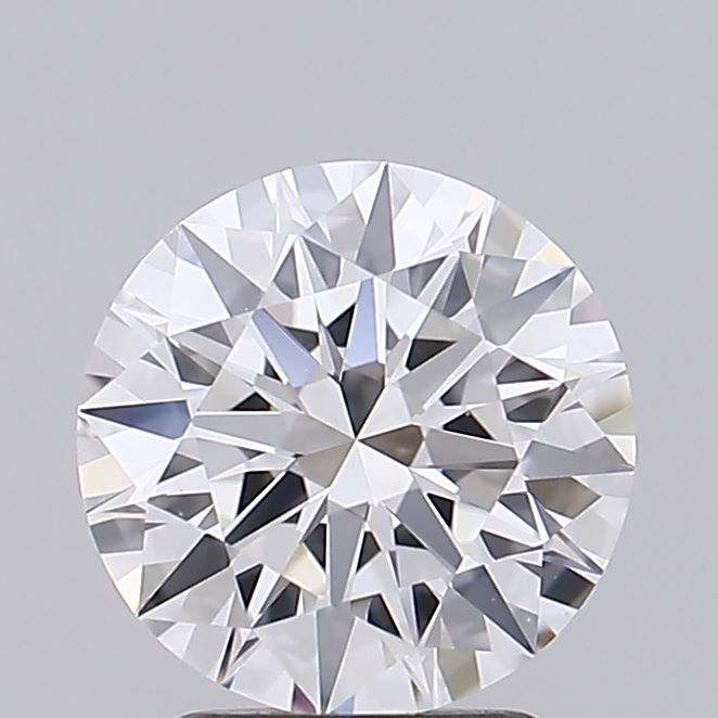 1.57 Carat Round Shaped, Ideal Cut, D Color, VVS2 Clarity, IGI Certified Lab Grown Diamond
