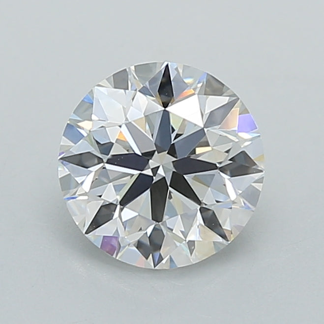 1.04 Carat Round Shaped, Ideal Cut, F Color, VVS2 Clarity, IGI Certified Lab Grown Diamond