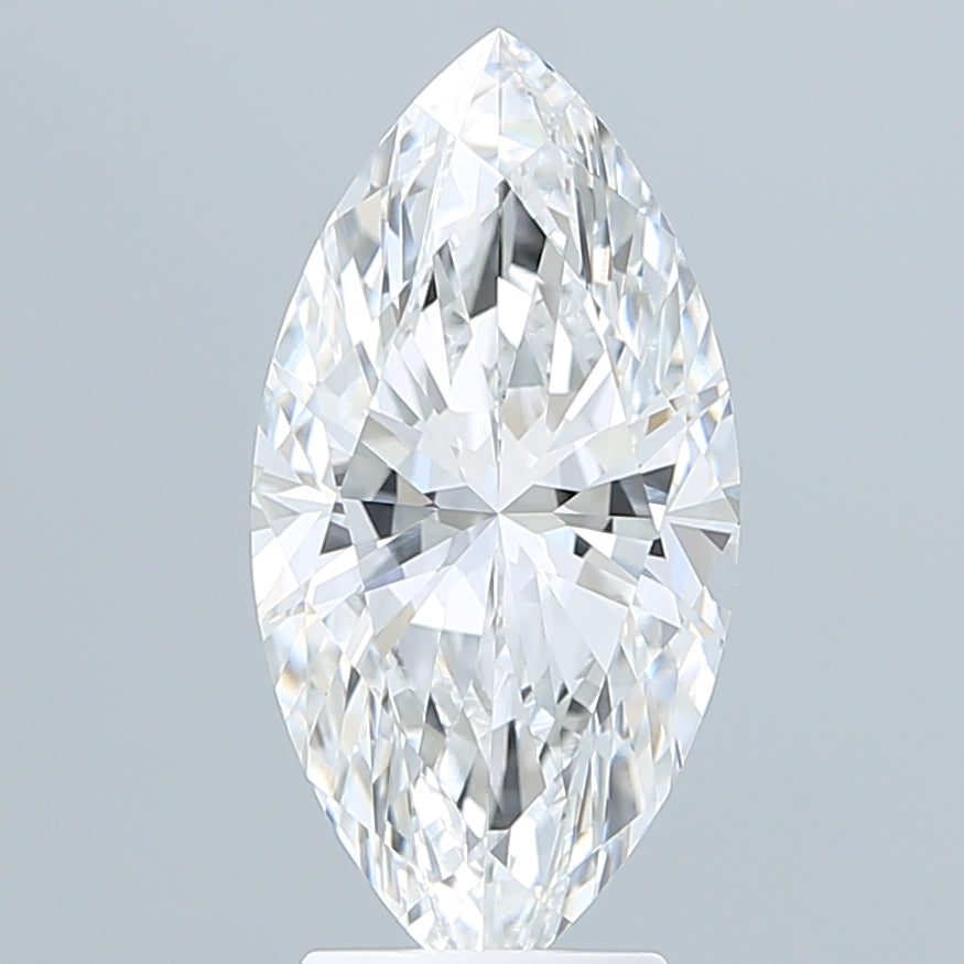 3.59 Carat Marquise Shaped, Excellent Cut, E Color, VVS2 Clarity, IGI Certified Lab Grown Diamond