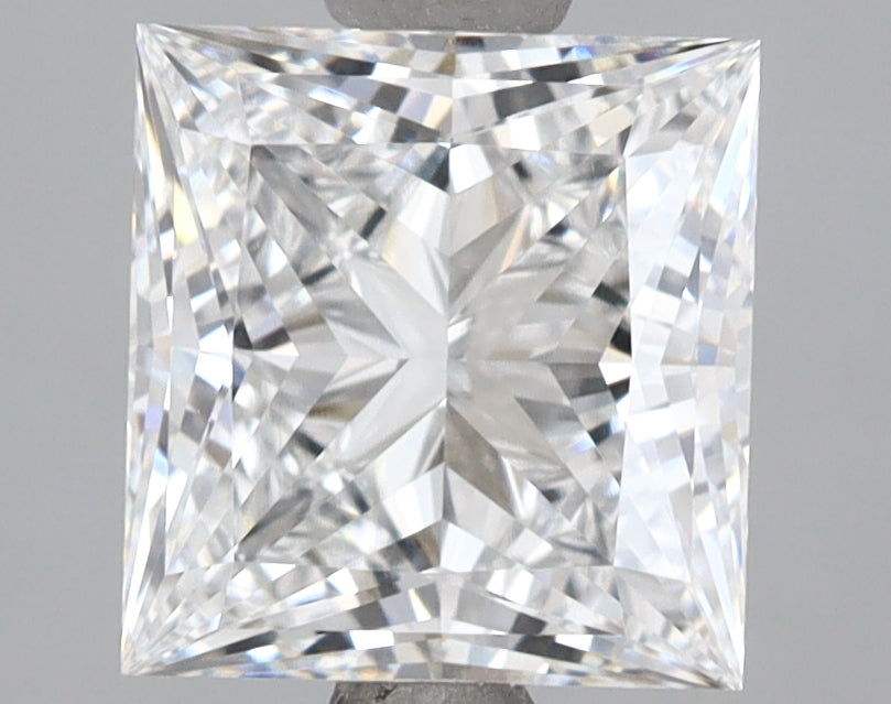 2.43 Carat Princess Shaped, Very Good Cut, E Color, VVS1 Clarity, IGI Certified Lab Grown Diamond
