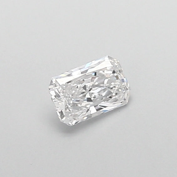 0.43 Carat Radiant Shaped, Very Good Cut, D Color, VVS1 Clarity, IGI Certified Lab Grown Diamond