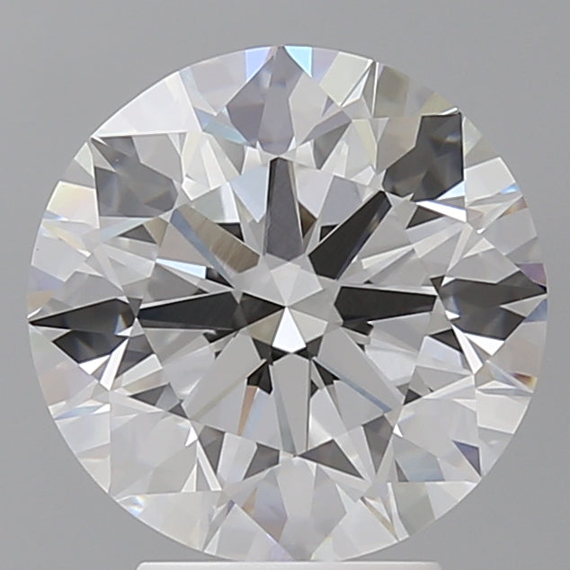 4.05 Carat Round Shaped, Ideal Cut, E Color, VVS2 Clarity, IGI Certified Lab Grown Diamond
