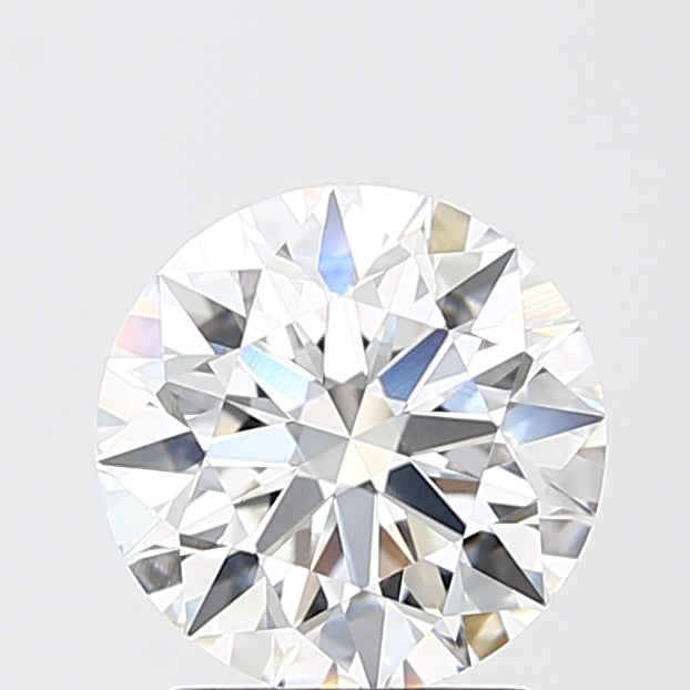 2.10 Carat Round Shaped, Ideal Cut, E Color, VVS2 Clarity, IGI Certified Lab Grown Diamond