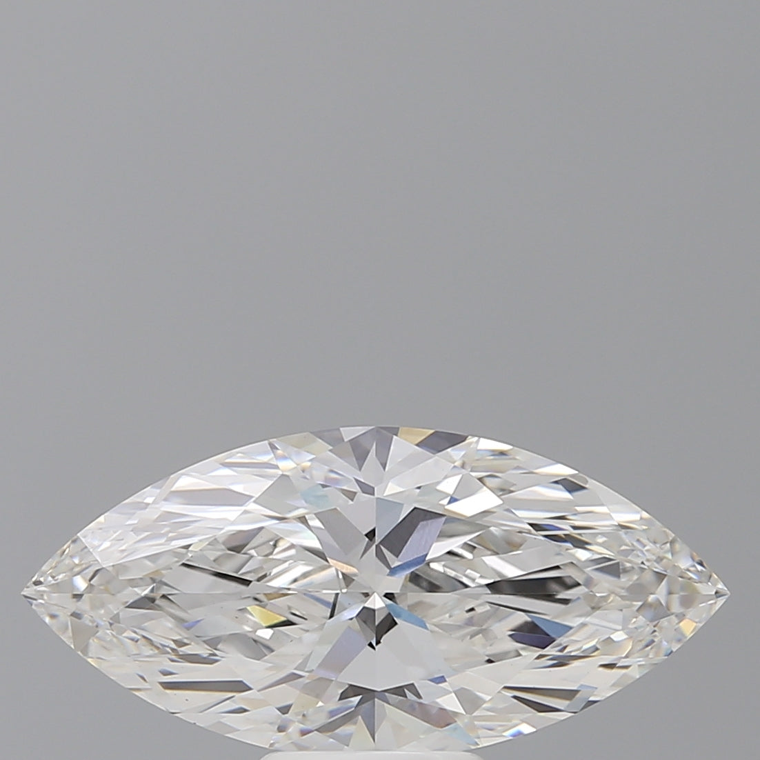 4.58 Carat Marquise Shaped, Ideal Cut, F Color, VVS2 Clarity, IGI Certified Lab Grown Diamond