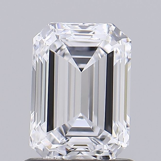 1.02 Carat Emerald Shaped, Ideal Cut, D Color, IF Clarity, IGI Certified Lab Grown Diamond