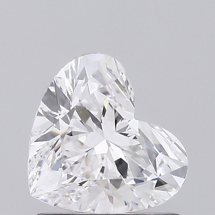 1.03 Carat Heart Shaped, Ideal Cut, D Color, IF Clarity, IGI Certified Lab Grown Diamond