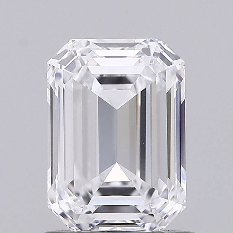 1.08 Carat Emerald Shaped, Ideal Cut, D Color, IF Clarity, IGI Certified Lab Grown Diamond