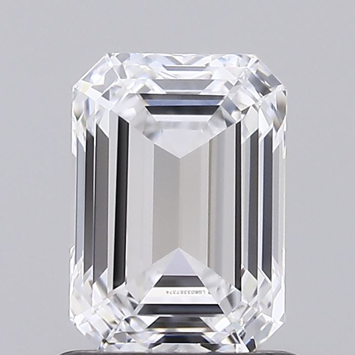 1.01 Carat Emerald Shaped, Ideal Cut, E Color, VVS1 Clarity, IGI Certified Lab Grown Diamond