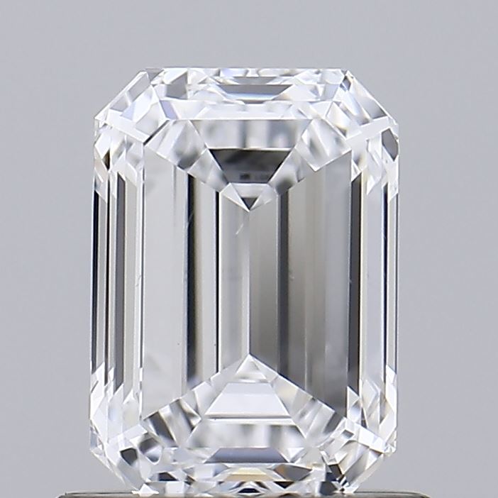 1.00 Carat Emerald Shaped, Ideal Cut, E Color, VS2 Clarity, IGI Certified Lab Grown Diamond