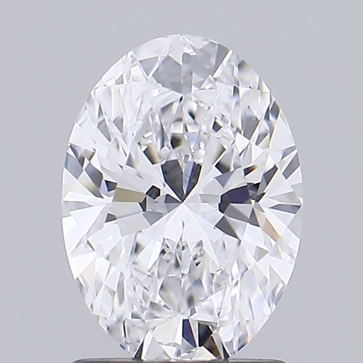 1.09 Carat Oval Shaped, Ideal Cut, D Color, VVS1 Clarity, GIA Certified Lab Grown Diamond